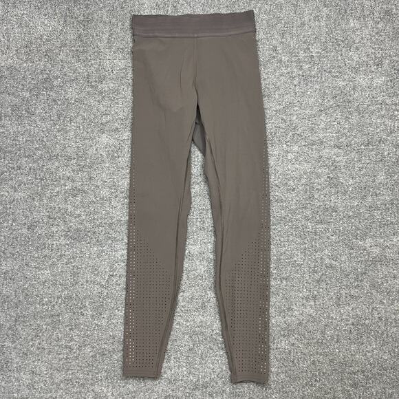 Lululemon X SoulCycle Ride & Reflect Tight Womens 6 Metal Grey Nylon Gym Running - Picture 1 of 11